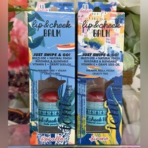 🆕🪷 IONI LIMITED EDITION “LA DOLCE VIDA” LIP & CHEEK BALM SET OF 2. BRAND NEW.